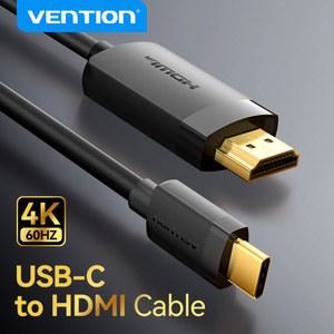 VENTION USB C 4K HDMI 호환 케이블 어댑터 애플기기 호환기기 호환제품 호환 PRO용 4K 60HZ 삼성기기 호환기기 호환 호환 GALAXY TYPE C HDMI 2.0용 IMAC