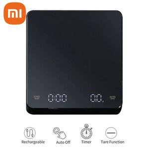 샤오미 호환 호환 MIJIA 디지털 커피 스케일 타이머 LED 스크린 에스프레소 USB 3KG MAX.0. G OZ ML G 주방 스케일의 고정밀 측정