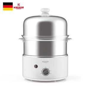 독일 크루거 다용도 2단 계란찜기 반숙 완숙 찜기 만두 등