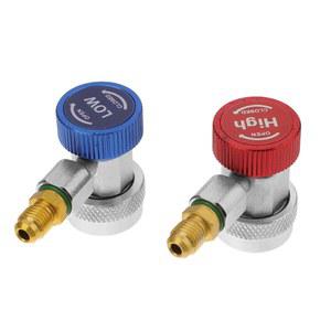 R134A 어댑터 커플러 Ac 커넥터 키트, 호스 냉매 피팅, 자동차 충전 가스, 134A Hvac 에어컨