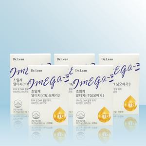 닥터린 초임계 알티지 오메가3 1025mg x 30캡슐 x 5개 / IBY