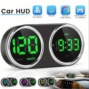 헤드업디스플레이 HUD 차량용 헤드업 GPS 디지털 속도계 시계 MPHKMH 콘센트 앤 플레이 USB 케이블 충전기