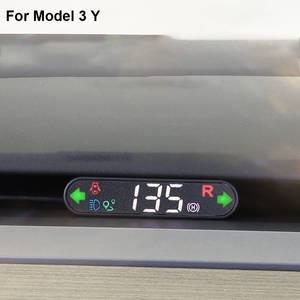 헤드업디스플레이 HUD Tesla Model Y 3 헤드 업 디스플레이 TESLA 차량용 Accessiores 전용 속도계