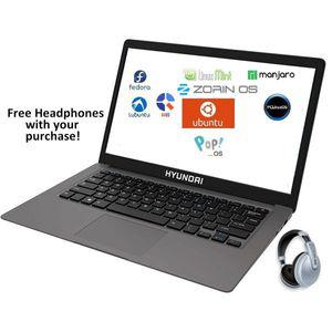Hyundai 14.1 Intel 1.1-2.8GHz, 4GB 128GB Ubuntu/Linux+2nd OS 오피스* 노트북 가벼운 인강용 사무용 HyB