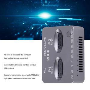 하드 HDD 도킹스테이션 2 3 4 베이 3.1 M2 C 듀얼 베이 오프라인 복제 스테이션 M.2 NVMe SATA 도킹 USB TY