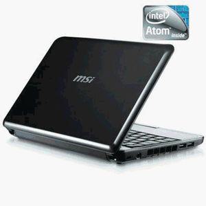 MSI U100-876US 25.4cm(10.1인치) 블랙 넷북 - 배터리 수명 6시간 648726