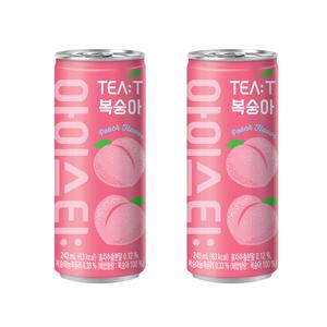 아이스티 복숭아 240ml x 30캔-2박스(60캔) 