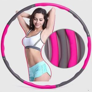우프 훌라 에어폼 여성용품 에어폼 뱃살운동 후프 핑크그레이 훌라후프 실내운동용품 건강용품