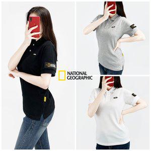 내셔널지오그래픽 N 팔와펜 카라 반팔 티셔츠 - 여름신상(남여공용)