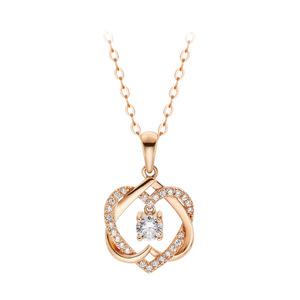 [골드리아] 14k/18k 트윈하트 목걸이