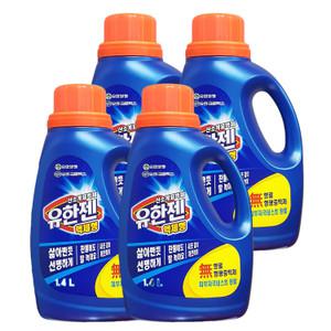 유한젠 산소계표백제 액체형 1.4L x 4개
