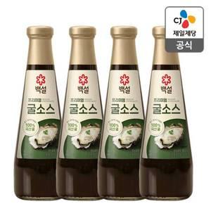 [CJ제일제당][본사배송] 백설 프리미엄 굴소스 500g X 4개