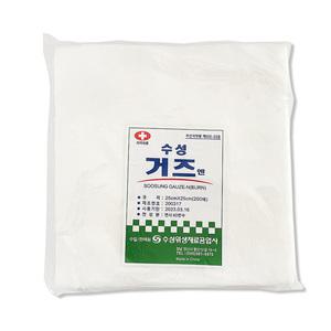 수성 절단거즈 25cmX25cm 200매입 드레싱 거즈 면사