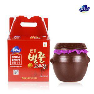 [동강마루][영월농협] 동강마루 전통 벌꿀고추장세트 3kg(항아리용기)