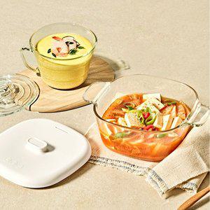 [신세계라이브쇼핑]글라스락 렌지쿡 코지밀크 탕찌개용/계란찜용