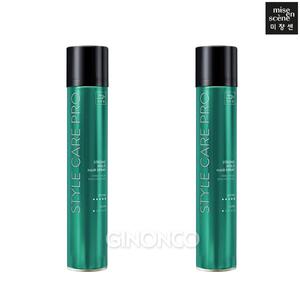 미쟝센 스타일케어 스트롱홀드 헤어스프레이 300ml 2개 픽서