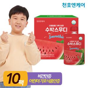 [천호엔케어] 시원함을 가득 담은 수박스무디 100mL 10팩 1박스
