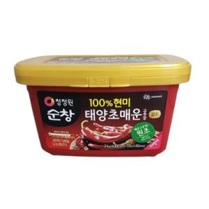 청정원 순창 100% 현미 태양초 매운 고추장 2kg 1개