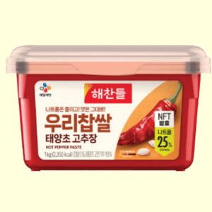 해찬들 나트륨을 줄인 우리찹쌀 고추장 1kg