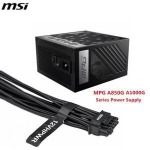 MSI MPG A850G A1000G PSU용 4090 GPU 모듈러 전원 공급 케이블, 2x8P CPU-PCIE 5.0 12VHPWR 12 + 4 핀 16