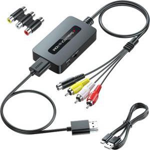 HDMI 케이블을 사용한 RCA Svideo to 컨버터 (RCA 및 통합)  S-Video CVBS 컴포지트 AV