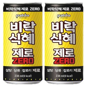 팔도 비락식혜 제로 슬림캔 238ml x 24캔입