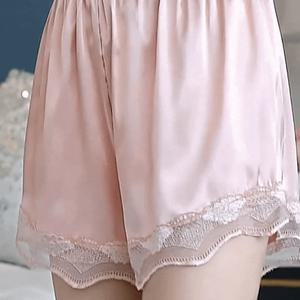 실크 여성 속치마 레이스 여자 여름 속반바지