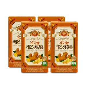 홀베리 그대로 짜낸 유기농 레몬생강즙 15g x 14포 X 4박스 I