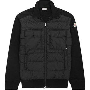 [몽클레르]24FW 로고 패치 믹스 패딩자켓 8G000 33 89AHS 999