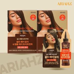 아리아즈 셀프 헤어 컬러 셀프염색 새치염색약 20개 3종