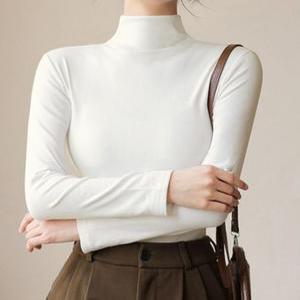 여성 레이어드 2P 폴라티 이너 터틀넥 목티 스판