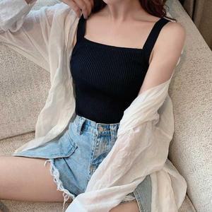 여성 베이직 GWb 코디 여리핏 데일리 라인 정장 스타일 민소매 이쁜 이너