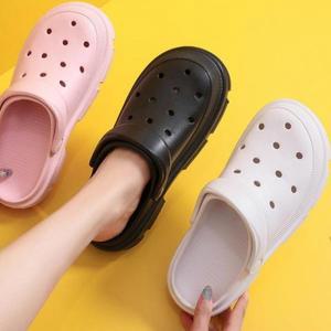 여성 뮬 펀칭 고무 ZG-CRS4 샌들 스트랩 실내외화