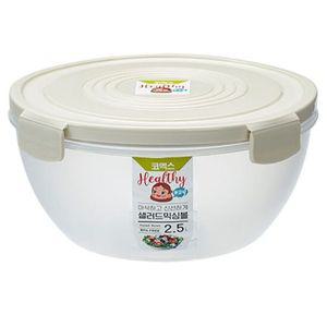 믹싱볼 유리볼 야채볼 샐러드볼 다라이 디저트볼 2.5L