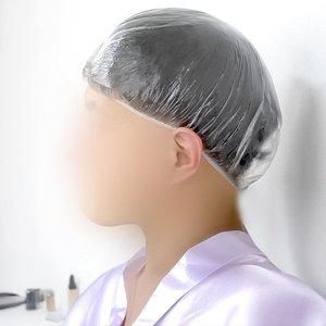 염색 샤워캡 헤어 일회용 염색샤워캡 비닐 100개입 (WFGQ3UL)