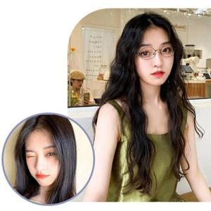 [BZFJ7INN_51JB]외출 웨이브 스타일 긴머리 곱슬 가발 1개