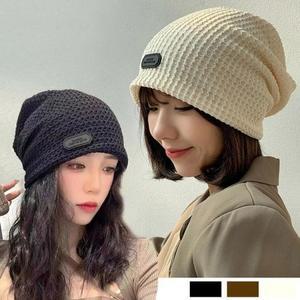 [BZJLPSWT_51IE]면비니 두건 홈베기 와플 짠 예쁜모자