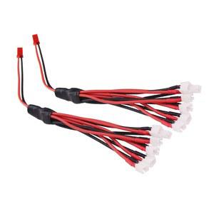 OliYin 2pcs 6X E-Flite 초소형 병렬 어댑터 - 블레이드 mCPX, JST 1-남성용에서 PH 6-여성용 커넥터 케이블 20awg 22cm 8.7인치