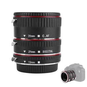 매크로 렌즈 튜브 연장 빠른 자동 초점 어댑터 링 13MM 21MM 31MM EOS 호환 EF 마운트 1100D 700D 650D 600D 550D 500D 450D 350D 300D 100D 70D 카메라에 적합