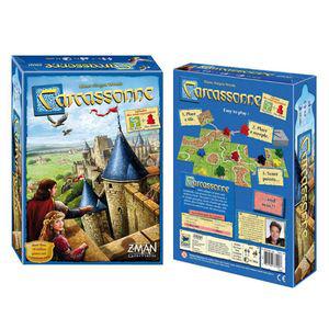 카르카손 보드 게임 영어 캐주얼 파티 카드 퍼즐 Carcassonne Board Game