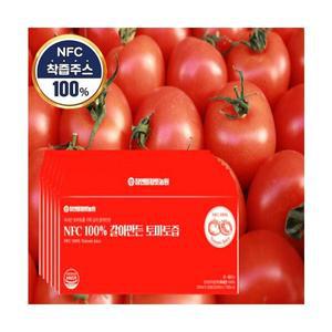 갈아만든 국내산 토마토즙 NFC 착즙 원액 HACCP 100mlx30포 6개