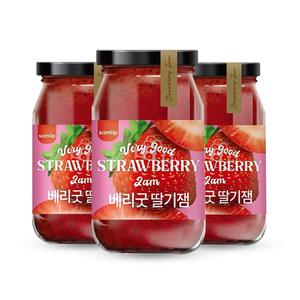 삼립 베리굿 딸기잼 480g x3개