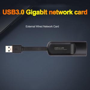 USB 3.0 이더넷 어댑터 네트워크 카드 RJ45 랜 RTL8153 윈도우 10 PC용 호환 샤오미 미 박스 3 허브 기가비