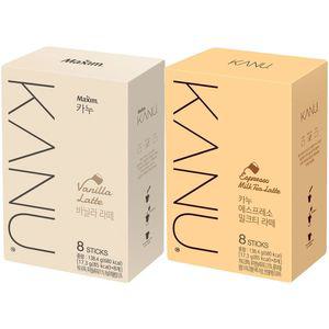 카누 바닐라 라떼 8T+카누 에스프레소 밀크티 8T 동서 바닐라라떼 밀크티라떼