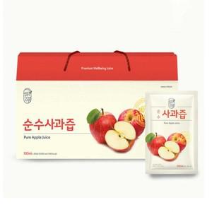 그린애 순수 사과즙 100ml 30팩 NFC 착즙 100퍼센트