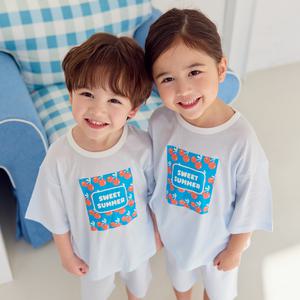 [키키스토리]썸머체리 7부 루루핏 코튼모달 실내복