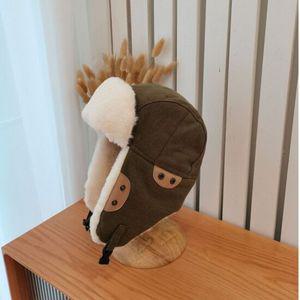 겨울 따뜻한 이어플랩 러시안 봄버 방한모자 KHAKI