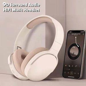 오픈형이어폰 Hifi Bass 무선 헤드폰 블루투스 이어폰 50 접이식 헤드셋 스포츠 게임 폰 이어버드 소음