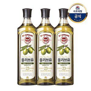 [사조대림][T][사조대림] 해표 올리브유 900ml x3개