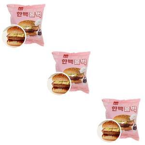 [JH40PP15_52EH]냉동 햄버거 간식 빵 독서실 이경규 3개